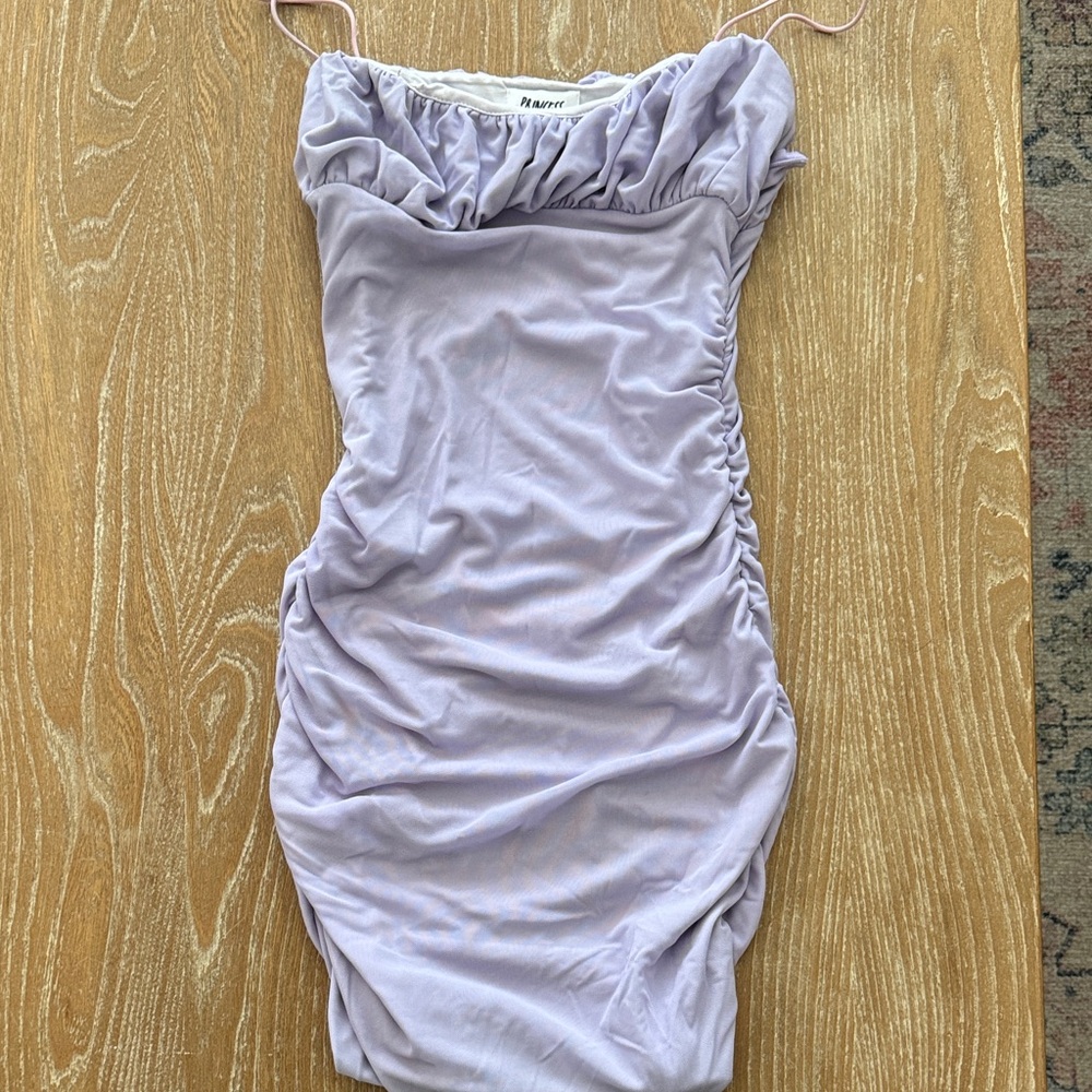 Princess Polly Lavender Ruched Bodycon Dress